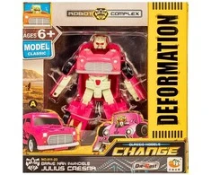 Robotas transformeris - Žalias automobilis, žalias arba rožinis