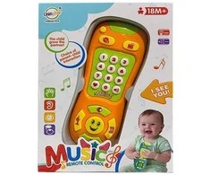 Vaikiškas muzikinis tv pultelis