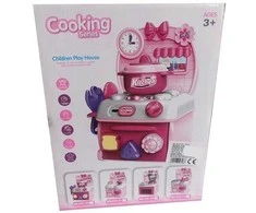 Žaislinė mini virtuvėlė su priedais