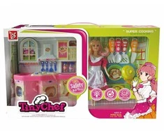 Žaislinis lėlių virtuvės rinkinys "Tiny Chef"