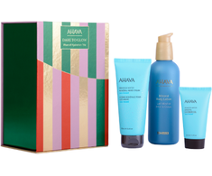AHAVA DARE TO GLOW WAVE OF HYDRATION TRIO Dovanų rinkinys (rankų kremas 100 ml + dušo gelis 40 ml + mineralinis kūno losjonas 250 ml)
