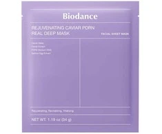 Intensyviai atstatanti veido kaukė Biodance Rejuvenating Caviar PDRN Real Deep Mask, 1 vnt.