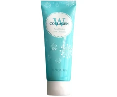 ENOUGH W Collagen Pure Shining Foam Cleansing - putojantis veido prausiklis su jūriniu kolagenu ir peptidais, 100 ml
