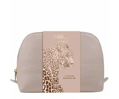 INIKA ORGANIC CHEETAH Akių šešėlių rinkinys (šešėlių paletė 8 g + akių pieštukas 1.1 g + šepetėlis)