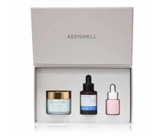 KEENWELL SNOW DROPS - AQUASPHERA Rinkinys (kremas 80 ml, serumas 30 ml, paakių gelis 20 ml)