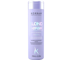 Korban Professional Korban Blond Repair Violet Šampūnas šviesių plaukų šampūnas, 250 ml