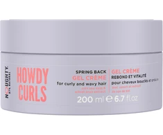 Noughty Howdy Curls vidutinio stiprumo formavimo gelis-kremas garbanotiems ar banguotiems plaukams, 200ml