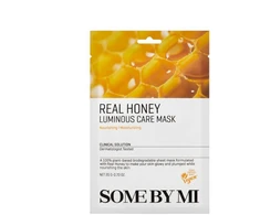 SOME BY MI Brightening Mask Real Honey - maitinanti ir skaistinanti lakštinė kaukė su medaus ekstraktu, 20 g