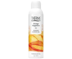 THERME Oranžinis HAPPINESS Dušo putos, 200 ml