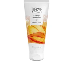 Therme Oranžinis Happiness Shower Satin kūno prausiklis, 200 ml