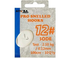 Atora Fishing Surišti kabliukai Atora Pro Snelled Hooks Sode
