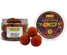 Boiliai Meus Big Game Pop Up 18mm - Squid &amp; Scopex