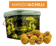 Boiliai Meus Challenge Hard Protein Boilies 20mm 5kg - Mango Chilli