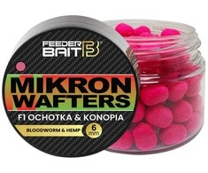 Feeder Bait Mikron Wafters 6mm - Bloodworm &amp; Hemp