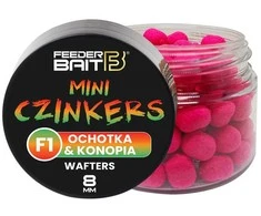 Feeder Bait Mini Czinkers Wafters 8mm - Bloodworm &amp; Hemp