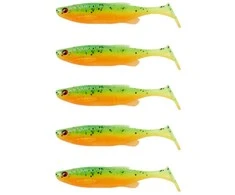 Guminukų rinkinys Savage Gear Fat Minnow T-Tail 5pcs 13cm 20g