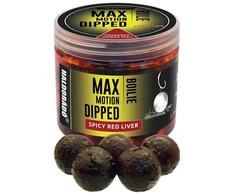 Haldorado Max Motion Boilie Dipped 20mm - Spicy Raudona Liver