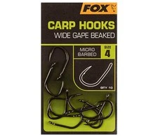 Kabliukai FOX Carp Hooks Wide Gape