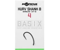 Kabliukai Korda Basix Kurv Barbless