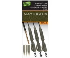 Karpinė sistemėlė FOX Edges Naturals Copper-Core Power Grip Lead Clip Leader
