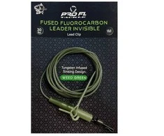Karpinis pavadėlis Fused Fluorocarbon Leader Invisible