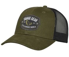 Kepurė Savage Gear Badge Trucker Cap Žalias