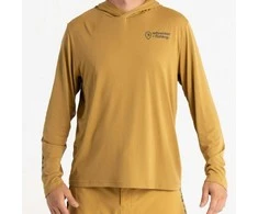 Marškinėliai Adventer &amp; Fishing Functional Hooded UV T-Shirt Sand
