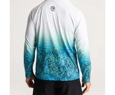 Marškinėliai Adventer &amp; Fishing Functional Hooded UV T-Shirt Bluefin Trevally