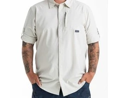 Marškinėliai Adventer &amp; Fishing Functional UV Shirt rusvai gelsvas