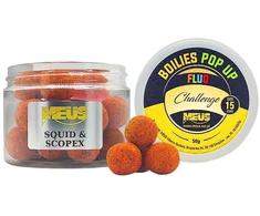 Boiliai Meus Challenge Pop Up Fluo 15mm - Squid &amp; Scopex