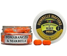 Meus Dumbells Wafters Minis 8mm - Oranžinis &amp; Mackerel