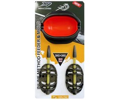 Miracle Fish Šėryklų komplektas MiracleFish Method Feeder 40+40g