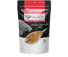 Paruoštos peletės Match Pro Top Ready 700g - Chocolate Oranžinis