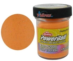 Pasta upėtakiams Berkley Powerbait Glitter 50g - Fluo Oranžinis