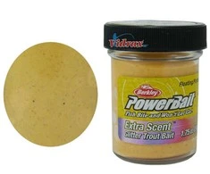 Pasta upėtakiams Berkley Powerbait Glitter 50g - Salmon Egg Peach