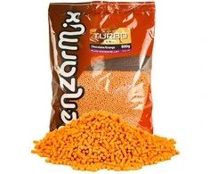 Peletės Benzar Mix Fluo Turbo Pellet 1,5mm 800g - Chocolate &amp; Oranžinis