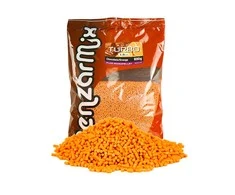 Peletės Benzar Mix Fluo Turbo Pellet 3mm 800g - Chocolate &amp; Oranžinis