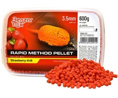 Peletės Benzar Mix Rapid Method Pellet 3,5mm 600g - Strawberry &amp; Krill