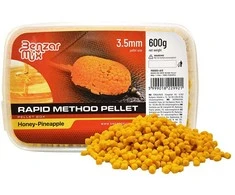Peletės Benzar Mix Rapid Method Pellet 3,5mm 600g - Mango &amp; N-Butyric