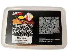 Peletės Deepex Method Mix Bag + 80ml Activator - braškė ir kriaušė