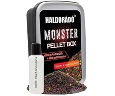 Peletės Haldorado Monster Pellet Box 400g - Squid &amp; Bloodworm