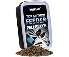 Peletės Haldorado Top Method Feeder Pellet Box 400g - Baltas Carp