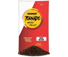 Peletės Haldorado Tornado Smoke Micro Pellet 2/3mm - Raudona Devil