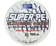 Pintas valas Asso Super Ultra Light Games PE 4X 150m