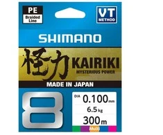 Pintas valas Shimano Kairiki x8 Multi Colour 300m
