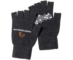 Pirštinės Savage Gear Knitted Half Finger
