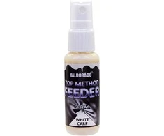 Purškalas masalui Haldorado Top Method Feeder Activator Purškiklis 30ml - Baltas Carp