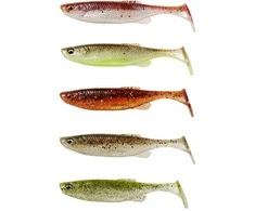 Savage Gear Guminukų rinkinys Savage Fat Minnow T-Tail Mix 10,5cm 11g