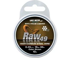 Savage Gear Raw49 High Carbon Steel Wire 10m