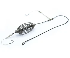 Sistema dugninei žūklei FRY Watermelon Rig on leadcore 2 hooks 30-50g